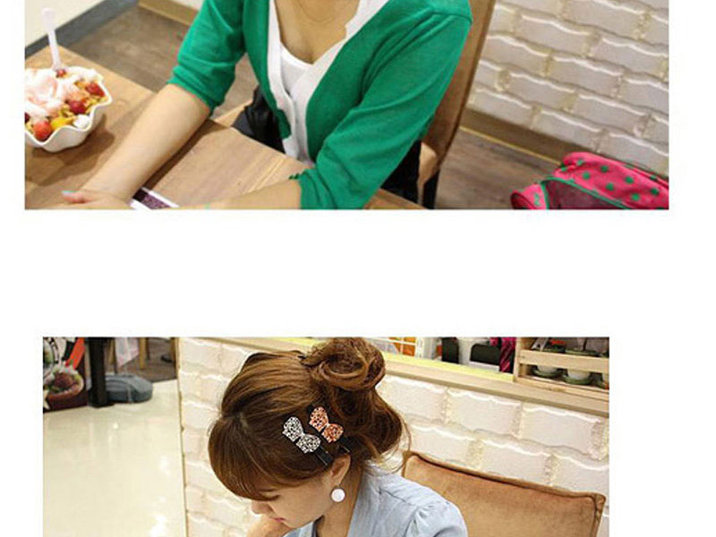 Lovely Silver Color Bowknot Shape Decorated Hairpin,Hairpins