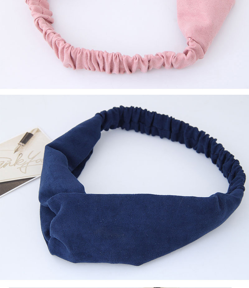 Fashion Khaki Pure Color Decorated Headband,Hair Ribbons