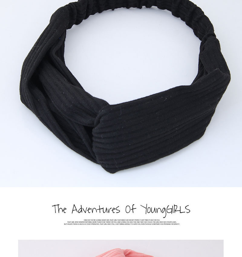 Fashion Black Pure Color Decorated Headband,Hair Ribbons
