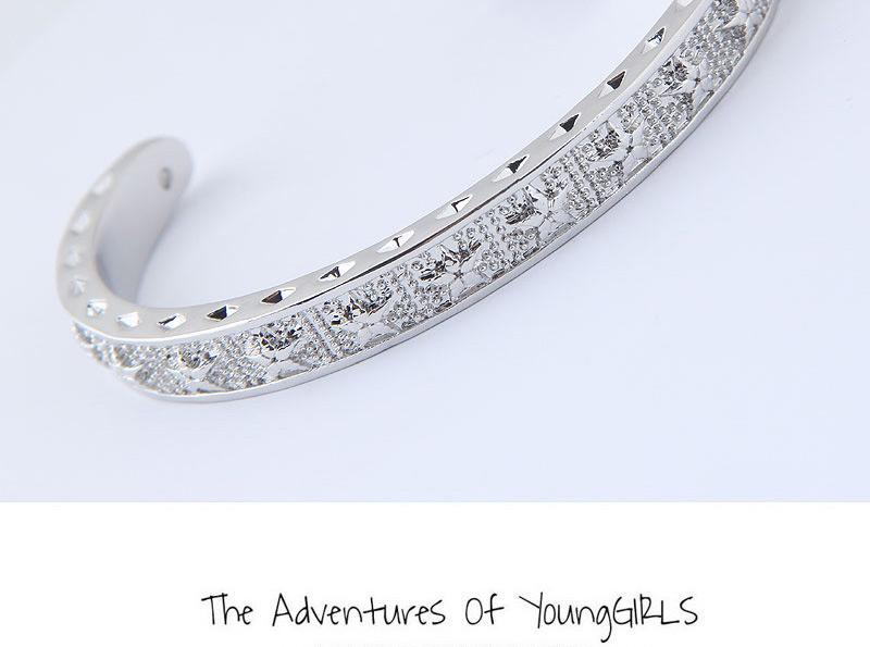 Fashion Antique Silver Star Pattern Decorated Bracelet,Fashion Bangles