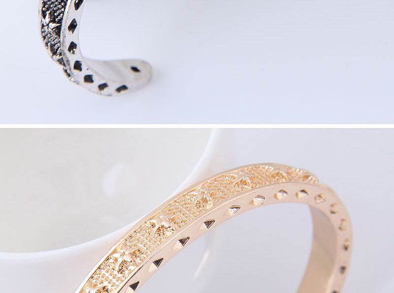 Fashion Silver Color Star Pattern Decorated Bracelet,Fashion Bangles