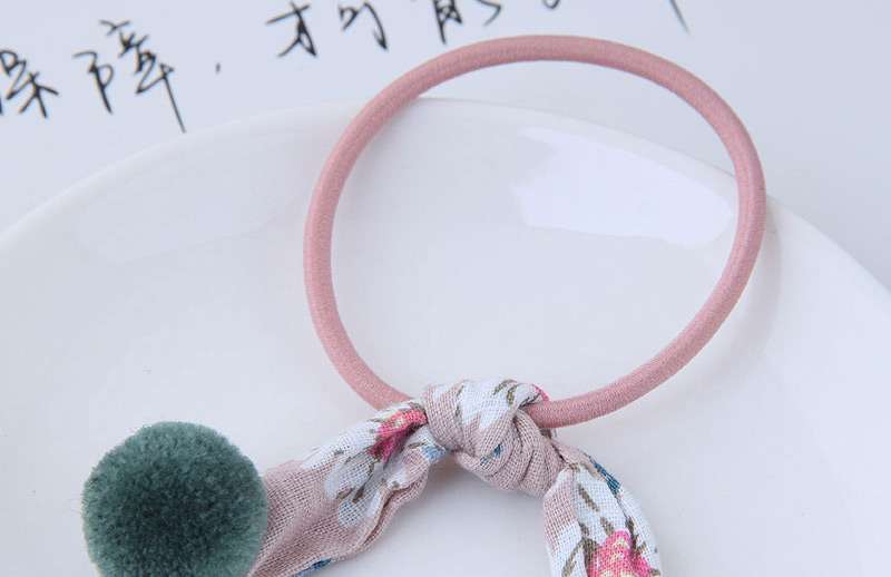 Fashion Green+pink Rabbit Ears Decorated Simple Hair Band,Hair Ring