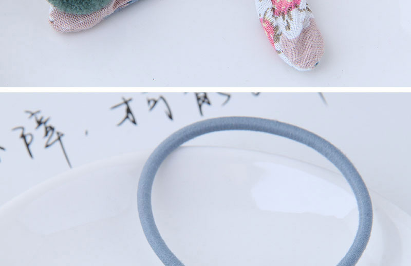 Fashion Blue+white Rabbit Ears Decorated Simple Hair Band,Hair Ring