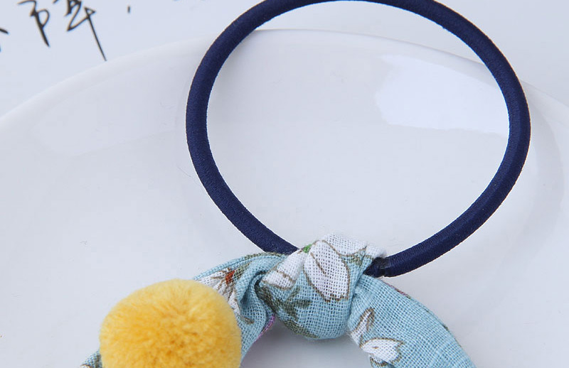 Fashion Yellow+blue Rabbit Ears Decorated Simple Hair Band,Hair Ring