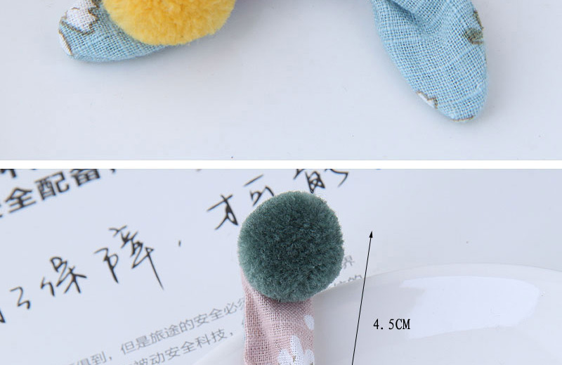 Fashion Green+pink Rabbit Ears Decorated Simple Hair Band,Hair Ring