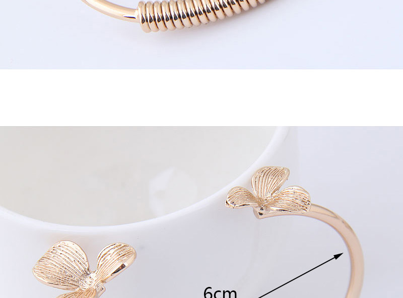 Fashion Silver Color Flowers Decorated Opening Bracelet,Fashion Bangles
