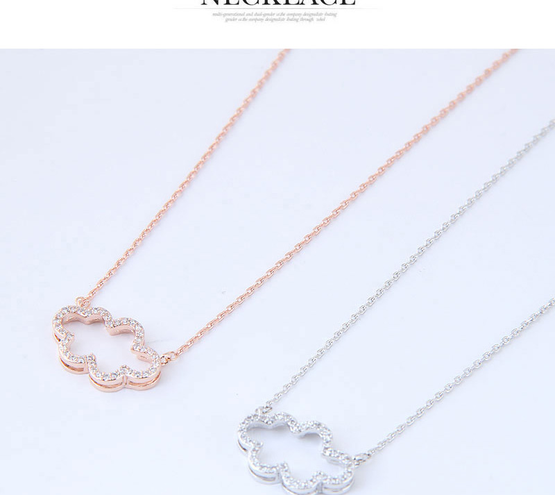 Lovely Silver Color Clouds Shape Decorated Necklace,Pendants