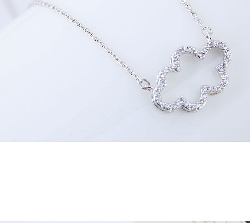 Lovely Silver Color Clouds Shape Decorated Necklace,Pendants