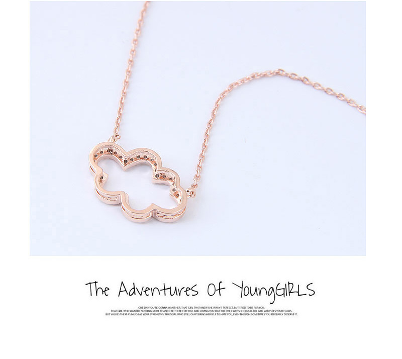 Lovely Gold Color Clouds Shape Decorated Necklace,Pendants