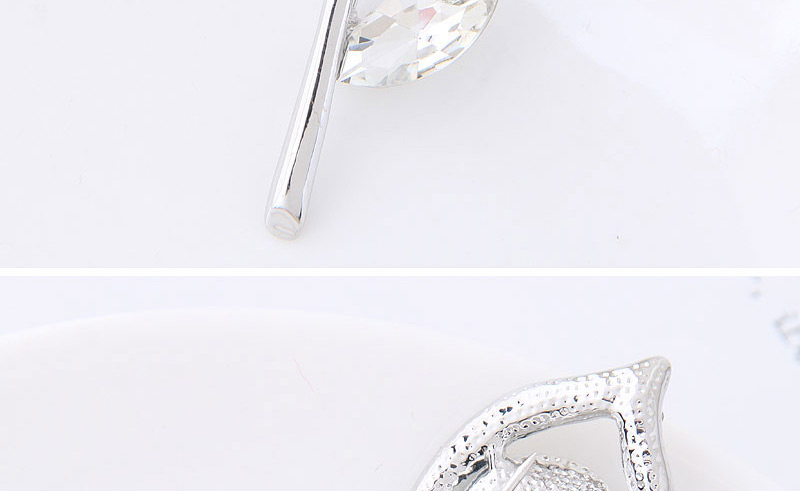 Elegant Silver Color Hollow Out Decorated Brooch,Korean Brooches