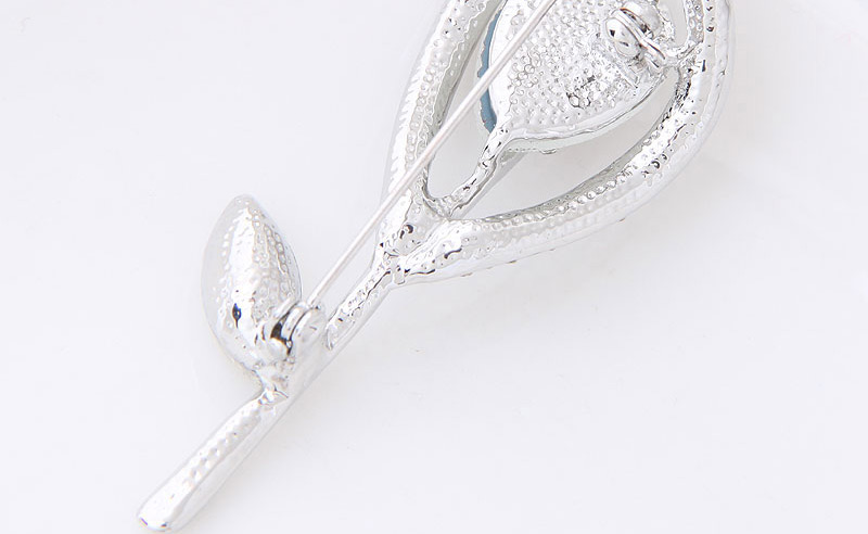 Elegant Silver Color Hollow Out Decorated Brooch,Korean Brooches