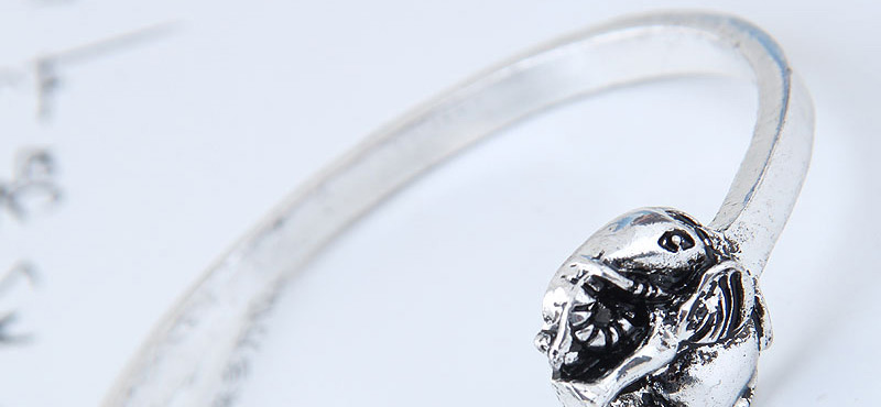 Fashion Silver Color Elephant Shape Decorated Opening Bracelet,Fashion Bangles