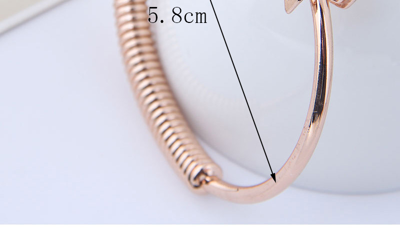 Fashion Silver Color Star Shape Decorated Opening Bracelet,Fashion Bangles