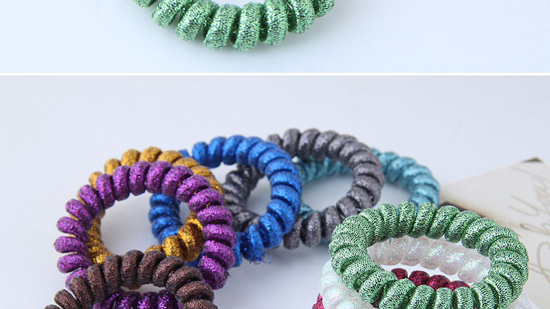 Fashion Multi-color Line Shape Decorated Hair Band (1 Pc Randomly ),Hair Ring