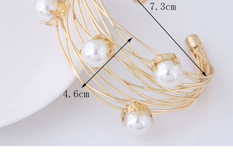 Fashion Gold Color Hollow Out Decorated Opening Bracelets,Fashion Bangles