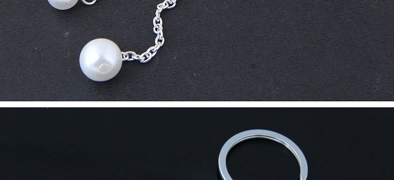 Fashion Silver Color Bowknot Shape Decorated Keychain,Fashion Keychain