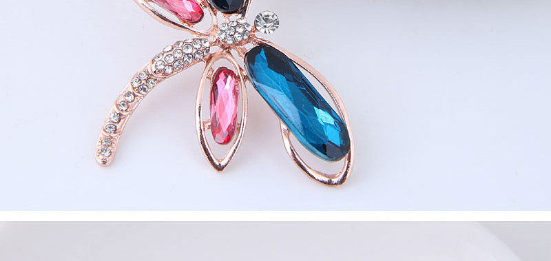 Fashion Pink+blue Butterfly Shape Decorated Keychain,Fashion Keychain