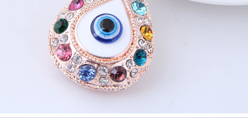 Fashion Multi-color Eye Shape Decorated Keychaon,Fashion Keychain