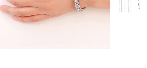 Fashion Dark Blue Diamond Decorated Opening Bracelet,Fashion Bangles
