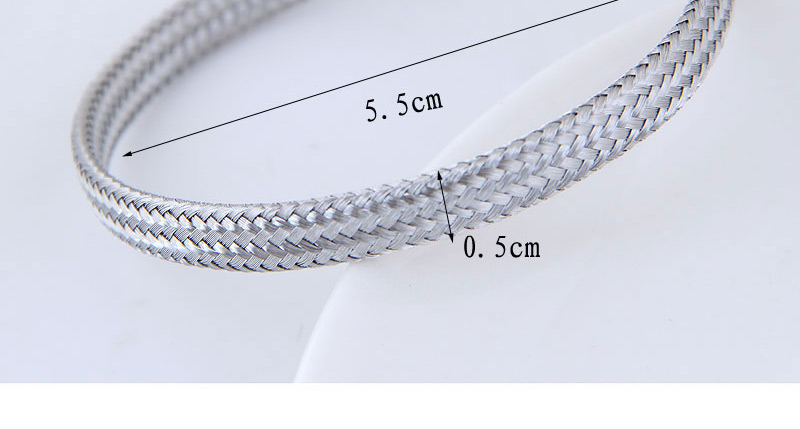Fashion Silver Color Pure Color Decorated Opening Ring,Fashion Bangles