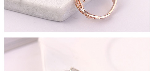 Fashion White Irregular Shape Design Simple Ring,Crystal Bracelets
