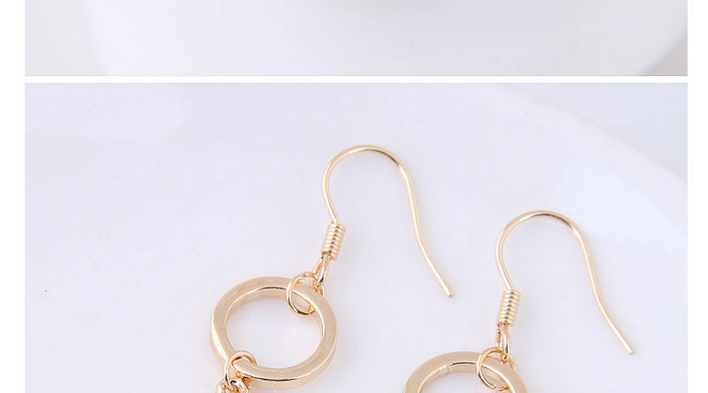 Fashion Gold Color Shell And Star Shape Decorated Earrings,Drop Earrings
