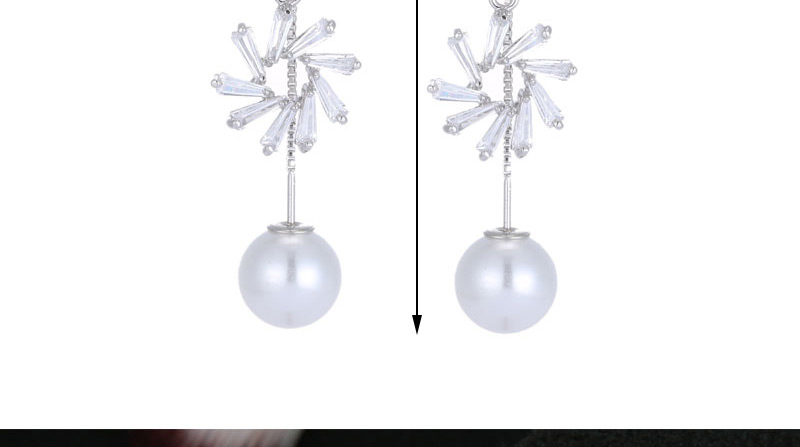 Elegant Silver Color Hollow Out Decorated Earrings,Drop Earrings