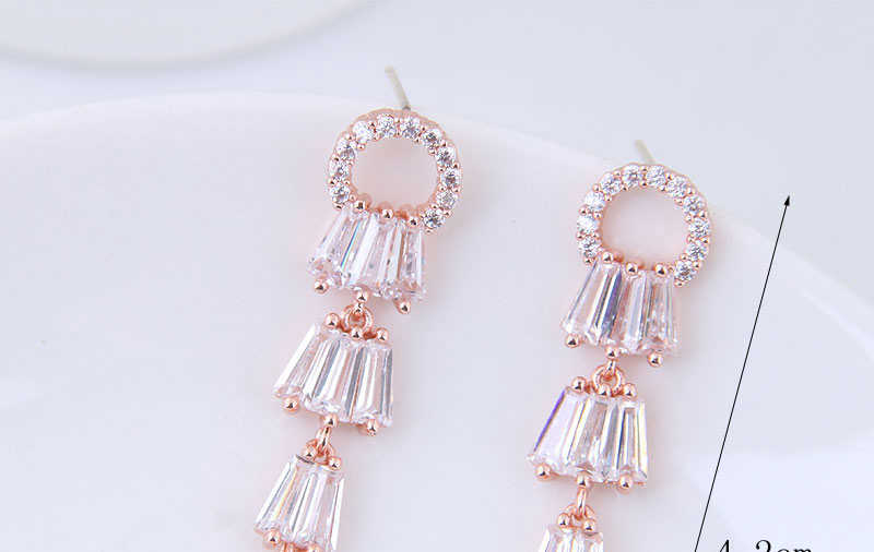 Fashion Silver Color Tassel Decorated Necklace,Drop Earrings