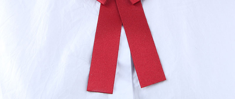 Elegant Red Flower Shape Decorated Brooch,Korean Brooches