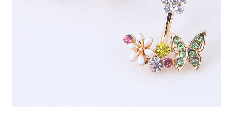 Elegant Multi-color Butterfly Shape Decorated Earrings,Stud Earrings