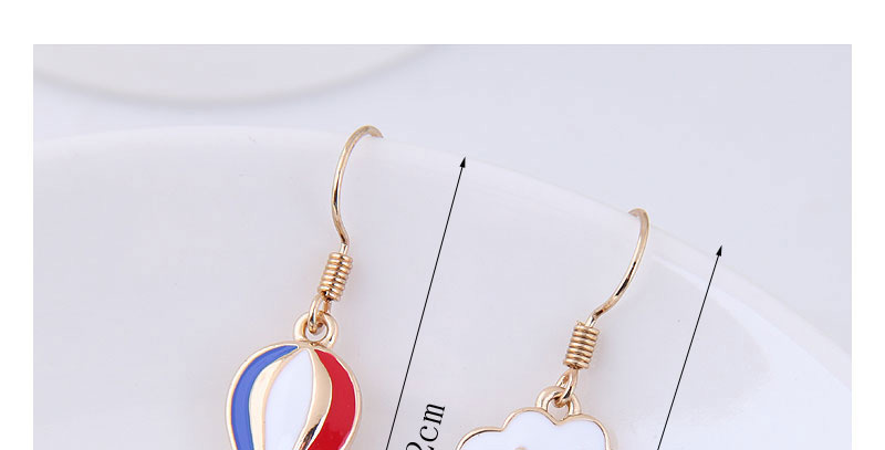 Fashion Gold Color Cloud Shape Decorated Earrings,Drop Earrings
