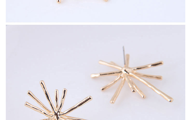 Fashion Gold Color Starfish Shape Decortaed Earrings,Stud Earrings