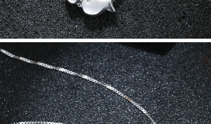 Elegant Silver Color Fish Shape Decorated Necklace,Pendants