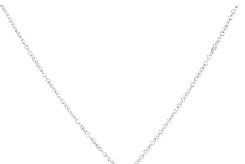 Elegant Silver Color Pure Color Decorated Necklace,Pendants