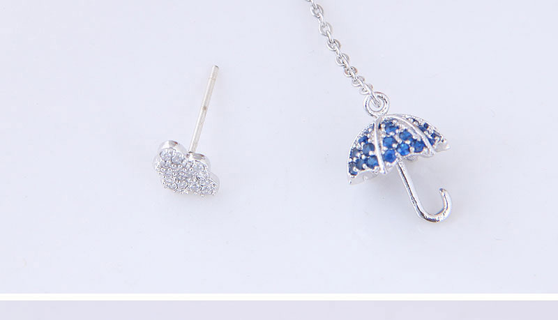 Fashion Silver Color Umbrella Shape Decorated Earrings,Drop Earrings