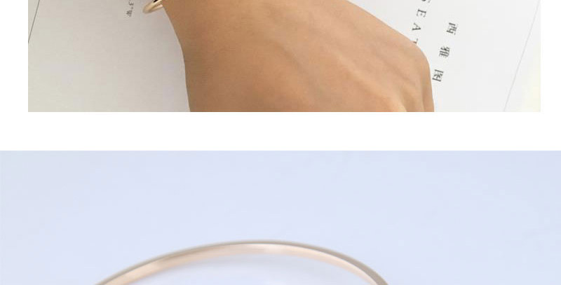 Fashion White Triangle Shape Decorated Bracelet,Fashion Bangles