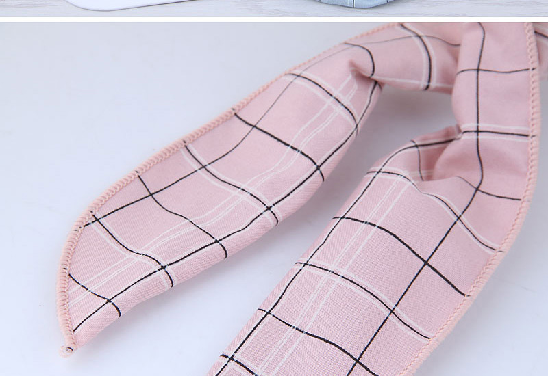 Fashion Pink Square Shape Pattern Decorated Hair Band,Hair Ribbons