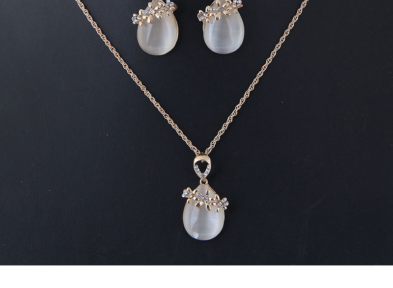 Fashion Gold Color Flower Shape Decorated Jewelry Sets,Jewelry Sets