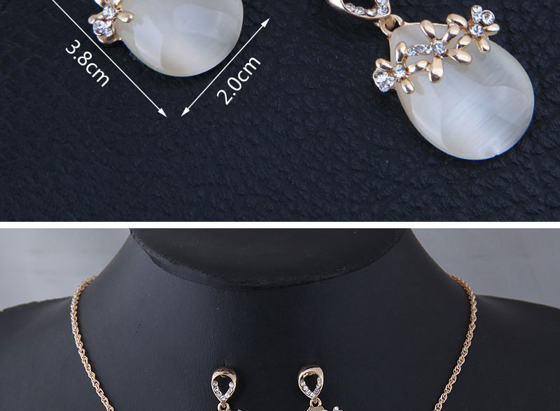 Fashion Silver Color Flower Shape Decorated Jewelry Sets,Jewelry Sets