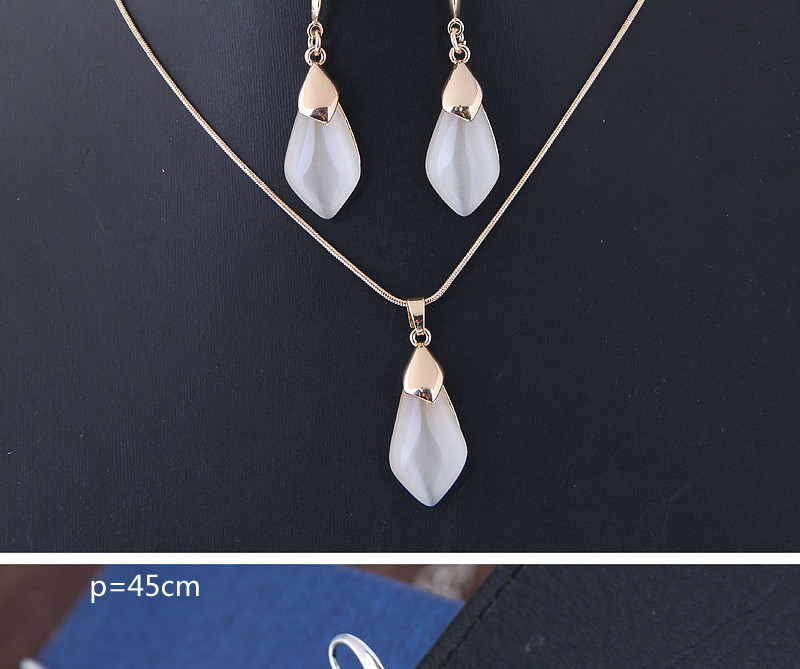 Fashion Silver Color Rhombus Shape Decorated Jewelry Sets,Jewelry Sets