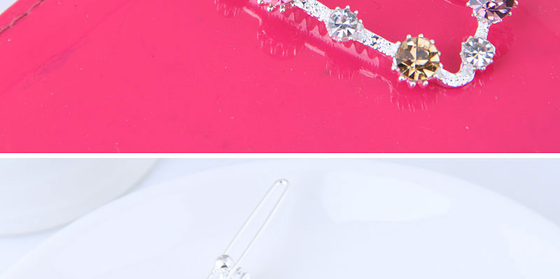 Fashion White Triangle Shape Decorated Hair Pin,Hairpins
