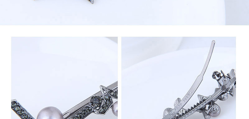 Fashion Gun Black Star Shape Decorated Hair Pin,Hairpins