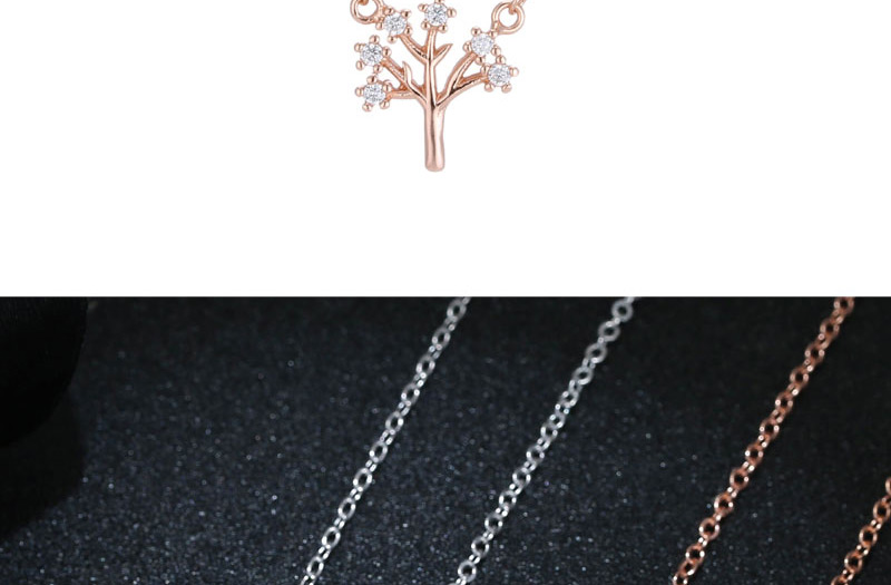 Fashion Silver Color Tree Shape Decorated Necklace,Pendants