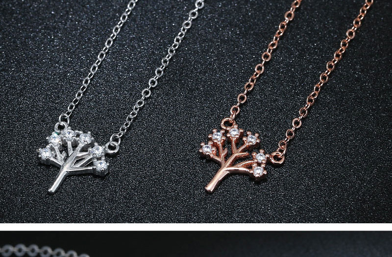 Fashion Gold Color Tree Shape Decorated Necklace,Pendants
