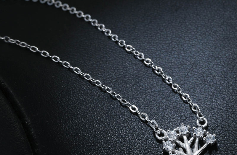 Fashion Silver Color Tree Shape Decorated Necklace,Pendants