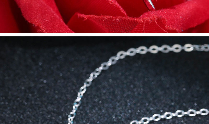 Fashion Silver Color Y Shape Decorated Necklace,Pendants