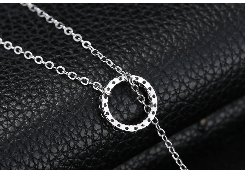 Fashion Silver Color Round Shape Decorated Necklace,Multi Strand Necklaces