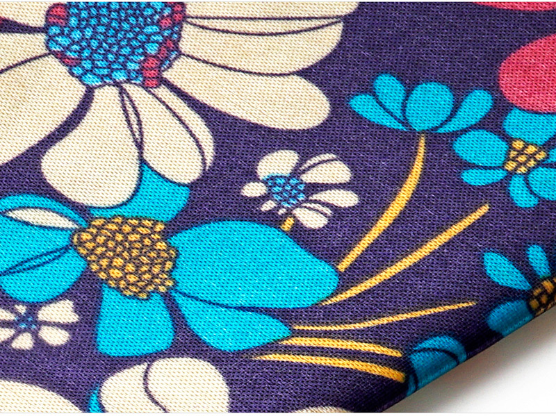 Fashion Purple Flower Pattern Decorated Cosmetic Bag,Home storage