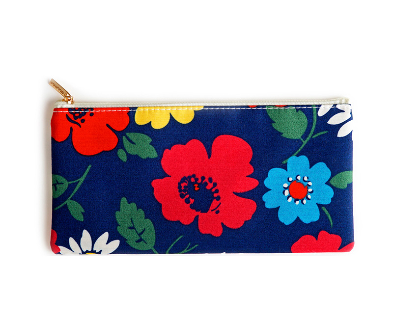 Fashion Red+blue+sapphire Blue Girls Pattern Decorated Cosmetic Bag,Home storage