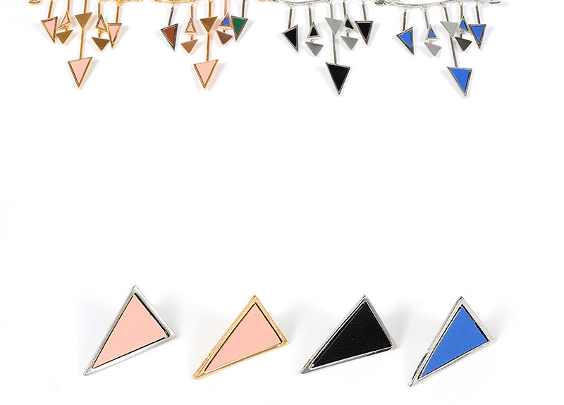 Fashion Pink Triangle Shape Design Jewelry Sets,Jewelry Sets